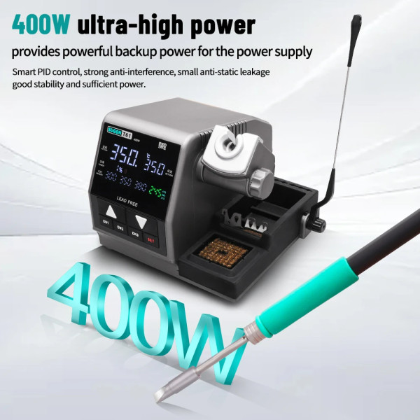 SUGON T61 Soldering Station 400W Compatible Soldering Iron Tip C470 Large Solder joints Welding Rework Station