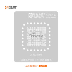 AMAOE Easy Repair AC8227HBFI Tin Planting Net Car Instrument Navigation LCD Screen IC Chip BGA Repair Steel Net
