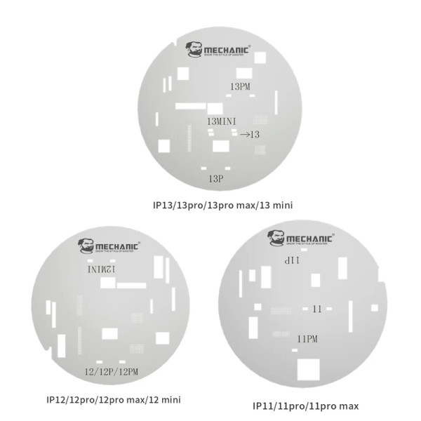 Mechanic iPhone11-13 Series Screen Flex Cable Protection Stencil / UFO Steel Stencil LCD Screen Protection  Stencil