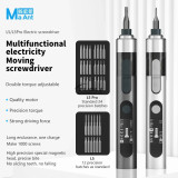 MaAnt L5Pro Multifunctional Electric Screwdriver Set with Dual Torque Adjustment for Home Appliances / Mobile Phone Repair Tools
