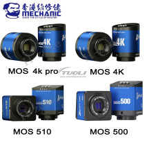 MECHANIC HDMI Camera MOS 510 500/ MOS 4K Pro 1080P 60FPS Industry Video Trinocular Microscope Camera For PCB Chips Solder Repair