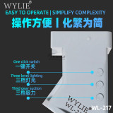 WYLIE WL-217 Exhaust Fan With Light Powerful Smoke Absorber Fume For Microscopes PCB Board Repair Welding Smoke Removal Tool