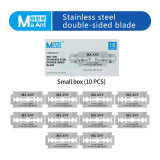 MaAnt Double Edge Stainless Steel Shaving Blade for Mobile Phone Maintenance LCD Screen Disassembly Degumming Knife Set 50PCS