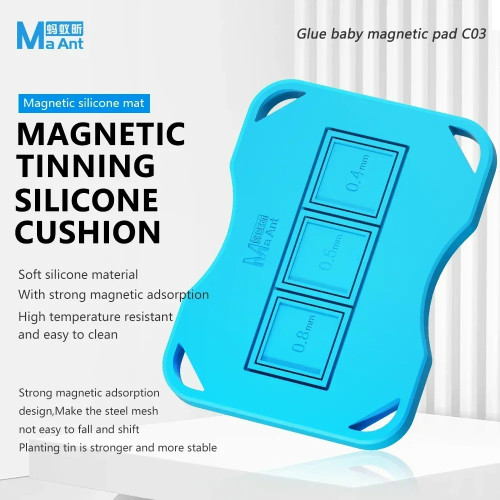 Maant C03 Magnetic Tin Implant Pad Universal BGA Reballing Platform Mobile Phone CPU Tinning Table Pad Tinning Artifact Tools
