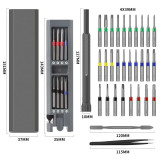 HANDSKIT Multifunction Screwdriver Set 44 in 1 S2 Philips Slotted Precision Screw Driver Etc. Repair Kit Phone Notebook Maintenance Tools