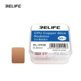 RELIFE RL-093A/B/C 0.1/0.3/0.5mm Chip Heat Sink Copper Sheet for Mobile Phone GPU CPU IC Efficient Heat Dissipation Copper Pad