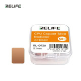 RELIFE RL-093A/B/C 0.1/0.3/0.5mm Chip Heat Sink Copper Sheet for Mobile Phone GPU CPU IC Efficient Heat Dissipation Copper Pad