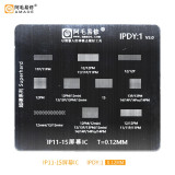 AMAOE for Apple LCD1 LCD3 IC IP11 12Pro 13 14 15 16 display face chip steel mesh repair tools ic reballing stencil BGA Platform