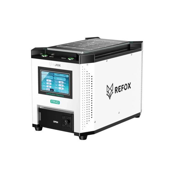 REFOX FM40 OCA Lamination Machine, Bubble Remove Machine, Built in Air Compressor and Vacuum Pump, Curved/Flat Screen Separate