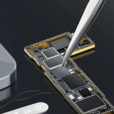 2pcs/lot YCS OK-01 Anti-static Precision Tweezers Set High Hardness Pointed Curved Stainless Steel ESD Electronics Repair Tools