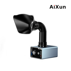 AiXun ES02 Desktop Fume Extractor Soldering Smoke Absorber With LED Light Activated Carbon Filter Sponge Welding Smoke Cleaner