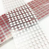 water-red waterproof label 3C mobile phone electronic product anti-counterfeiting label round discoloration sticker（100pcs)）