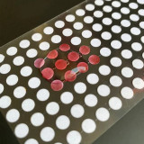 water-red waterproof label 3C mobile phone electronic product anti-counterfeiting label round discoloration sticker（100pcs)）