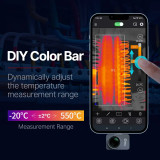 InfiRay P2 Pro Thermal Imager Circuit Industrial Floor Heating Pipe Test Temperature Thermal Imager for Android Type-C