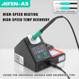 AIFEN A5 Soldering Station Compatible JBC Soldering Iron Tips C210/C245/C115 Handle Lead-free Electronic Welding Rework Station