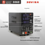 YCS Power Supply 180W 30V 6A High-Power for Mobile Phones Maintenance DC Ammeter Burning Machine Short Circuit Repair tools