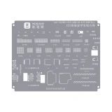 YCS Multi-Purpose BGA Reballing Stencil for iPhone Android Series Universal CPU Comprehensive 0.12mm BGA Reballing Stencil
