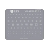 YCS Multi-Purpose BGA Reballing Stencil for iPhone Android Series Universal CPU Comprehensive 0.12mm BGA Reballing Stencil