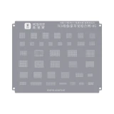 YCS Multi-Purpose BGA Reballing Stencil for iPhone Android Series Universal CPU Comprehensive 0.12mm BGA Reballing Stencil