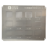 YCS Multi-Purpose BGA Reballing Stencil for iPhone Android Series Universal CPU Comprehensive 0.12mm BGA Reballing Stencil
