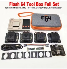 Flash F64 Ultra NAND Programmer for UFS eMMC MicroSD Nano Memory Card