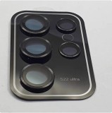 Luminous Camshield Metal Tempered Glass Camera Ring Cover For Samsung Galaxy S22- S25 Ultra Glowing Lens Film Protector Cap