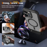 Apple series tilt stand mobile phone case frosted magnetic anti-fall
