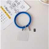 Universal Anti Lost Round Ring Soft Silicone Strap Wrist Case for IPhone  Phone Lanyard