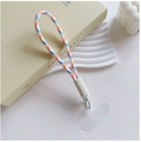 Mobile phone lanyard braided rope short color matching anti-lost rope hand