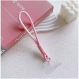 Mobile phone lanyard braided rope short color matching anti-lost rope hand