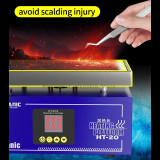 Heating Table MECHANIC HT-20 Intelligent Constant Temperature Double Digital Display for Repair Mobile Phone PCB Heat Platform