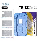 XINZHIZAO TR 18in1 /12in1/8in1 /14 /15 / 16 /17Series BGA Repair Template Steel Mesh Middle Layer Planting Tin Platform Magnetic Base For IPhone X-16ProMax