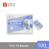 YCS Double-sided Blade Knife Clip Handle for Mobile Phone Repair Metal Integrated Body Knife Holder Limit Design Blade Holder