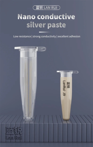 LANRUI J9 Nano-conductive Silver Paste Low Resistance for IPhone Android Line Cable Green Screen/yellow Screen Repair Tool