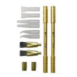 YCS 10 in 1 Multifunctional Knife Handle Package Golden Hoop Rod Glue Removal Brush Efficient Fast CPU Glue Removal Knife tools