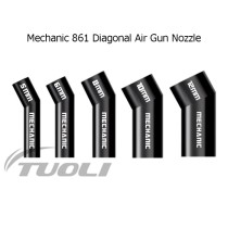 MECHANIC 861 Diagonal Air Nozzle 5 6 8 10 12 mm Oblique blow Nozzle Even Heating Tools For PCB Welding Repair Nozzle
