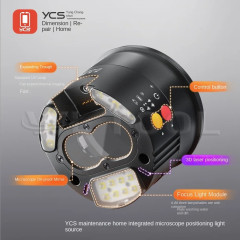 YCS 6558 Series Integrated Microscope Light Source with UV Thermal Imaging Expandable Adjustable Brightness for Phone Repair
