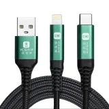 YCS IP6-16 Recovery mode dual head data cable with flashing charging cable