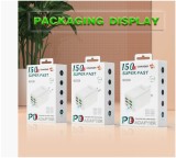 150W charging head 4USB+2PD mobile phone charger 6 in 1 multi-port charging head 5v3A