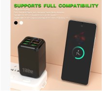 150W charging head 4USB+2PD mobile phone charger 6 in 1 multi-port charging head 5v3A