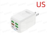 150W charging head 4USB+2PD mobile phone charger 6 in 1 multi-port charging head 5v3A