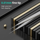 LUXIANI Stainless Steel Tweezers For Soldering Professional Phone Repair Tool Precision Non-magnetic Flying Wire Tweezer Forceps
