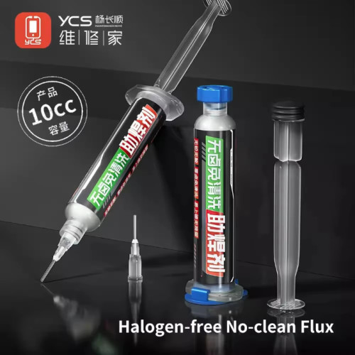YCS Halogen-free No-clean Flux for Mobile Phone Computer Motherboard Repair PCB BGA IC Circuit Welding Flux