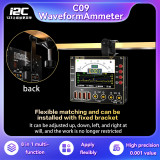 I2C C09 Waveform Ammeter 0-40V Input Dual Channel Voltage Current Tester 4 Inch HD Display Fast Diode Scaning Measurement Tester