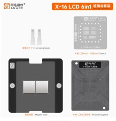 AMAOE  X-16LCD soldering station for Apple IPX/12PM/13/14/15/16 screen IC steel mesh