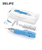 RELIFE E2 Multi-speed Adjustable Torque Electric Screwdriver Set With T01 Rotating Storage Holder For Mobile Phone Repair Tools