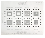 AMAOE MQ:1 MQ:2 MQ:3 Qualcomm MTK CPU reballing stencil MT6771V MT6757V SDM845 SDM710 SDM660 MT6739V MT6763V 0.12MM stencil
