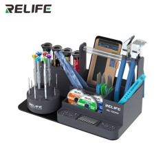 Sunshine RL-001H storage box mobile phone repair tool rotating storage rack parts screwdriver storage box