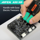 AIFEN A99HD Precision Tweezers Soldering Iron Station Compatible with C210/C245 handle for Microscope Soldering Electronics