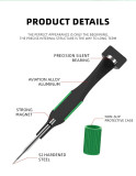 Luowei 5Pcs Ultra-Hard Anti-slip Screwdriver With Strong Magnetic Bits For Mobile Phone Camera Watch Repair Disassembly Tool Set